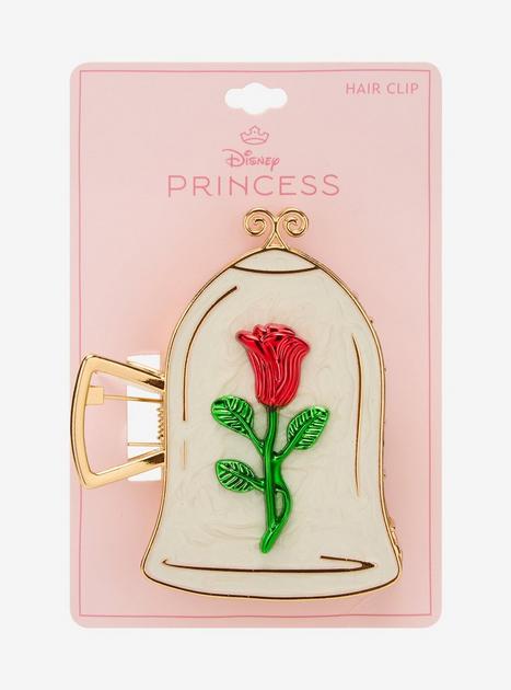Disney Beauty and the Beast Roses Metal Claw Hair Clip Claw Clip ~ Princess Collection ~ Enchanted Rose main image 3