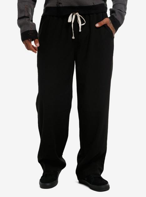 Black Baggy Drawstring Pants | Hot Topic