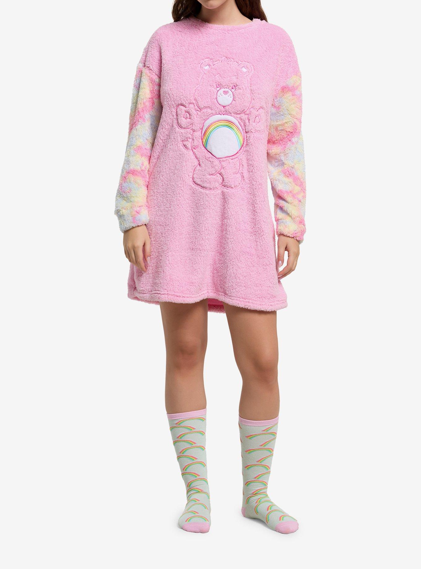 Care Bears Plush Pajama Dress & Sock Set, , hi-res