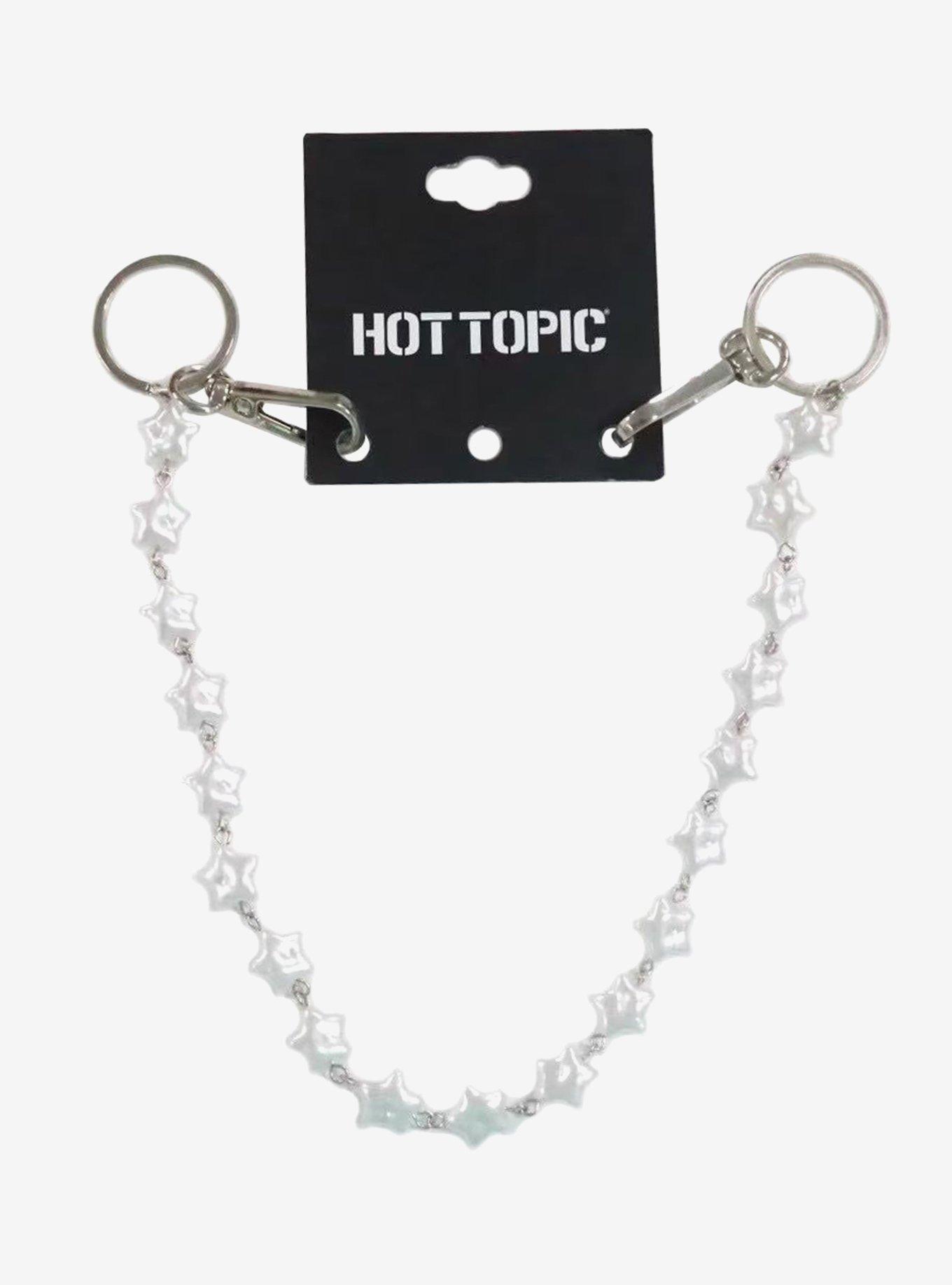 Pearl Star Bead 18 Inch Wallet Chain, , hi-res