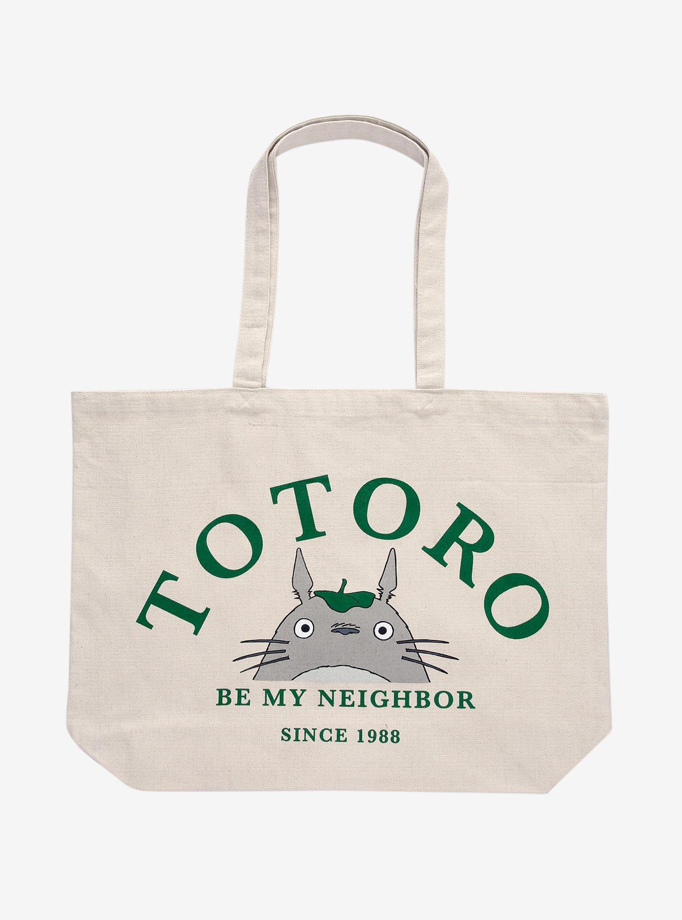 totoro　40個LAN Studio Ghibli® My Neighbor Totoro Portrait Canvas Tote Bag