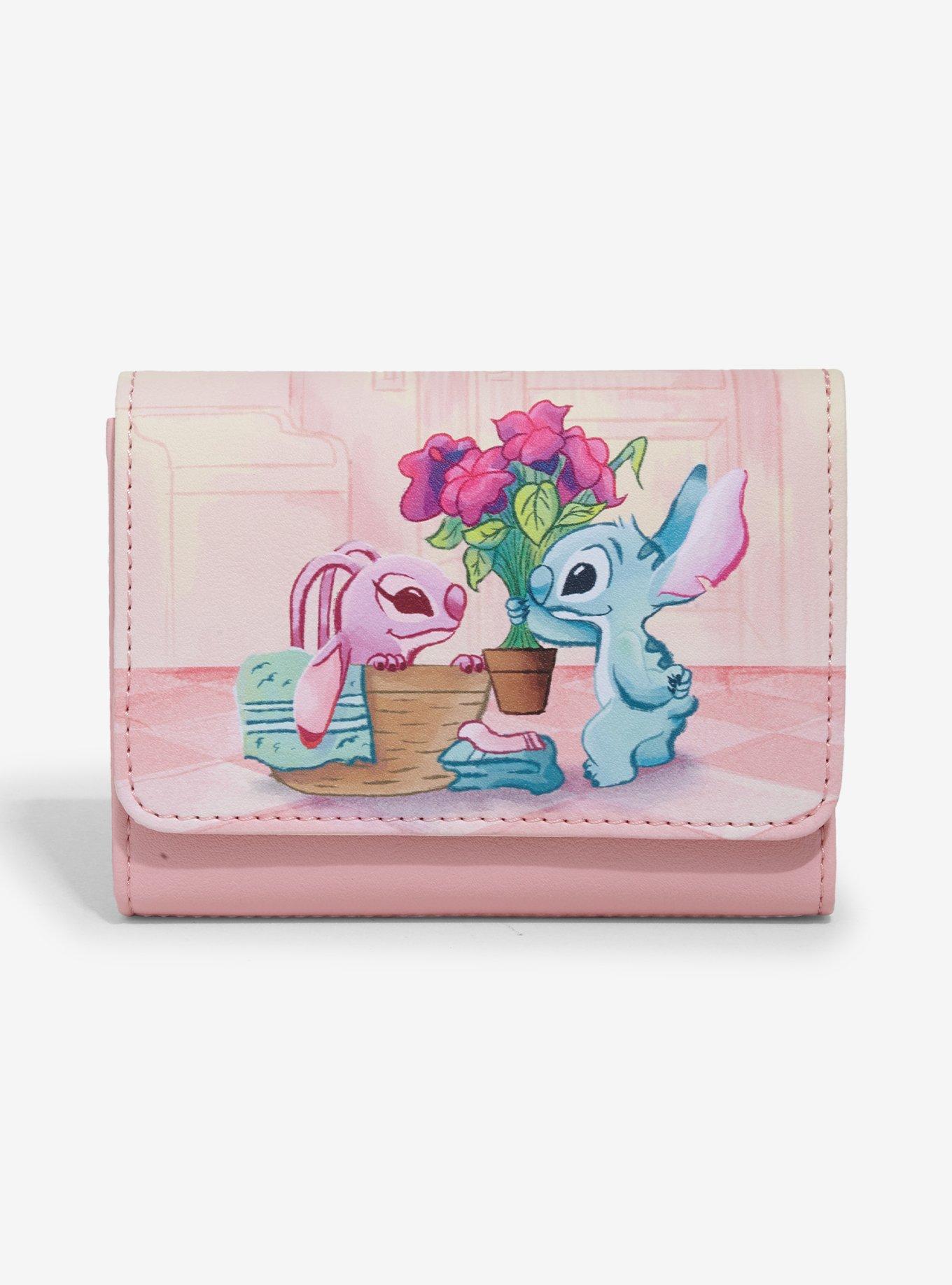 Loungefly Disney Stitch & Angel Laundry Day Mini Wallet, , hi-res