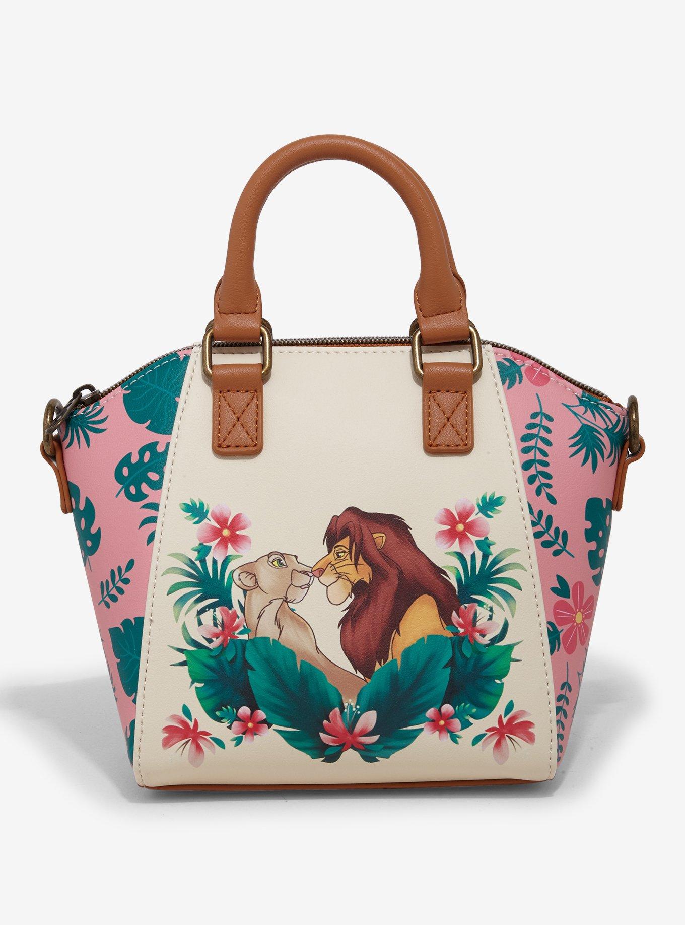 Loungefly Disney The Lion King Simba & Nala Tropical Mini Satchel Bag, , hi-res