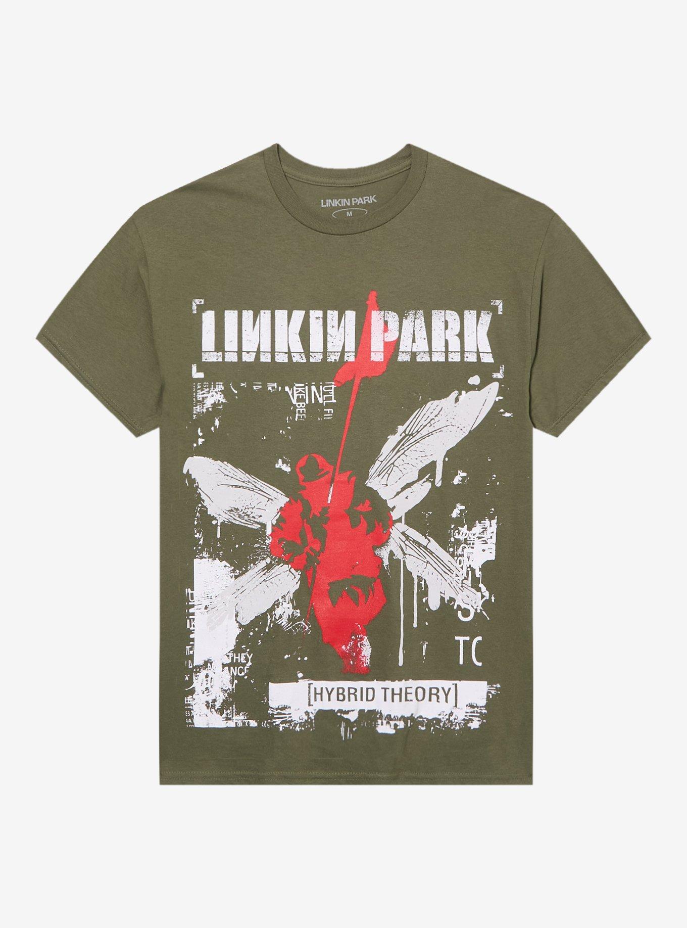 Linkin Park Hybrid Theory Tracklist Two-Sided T-Shirt, , hi-res