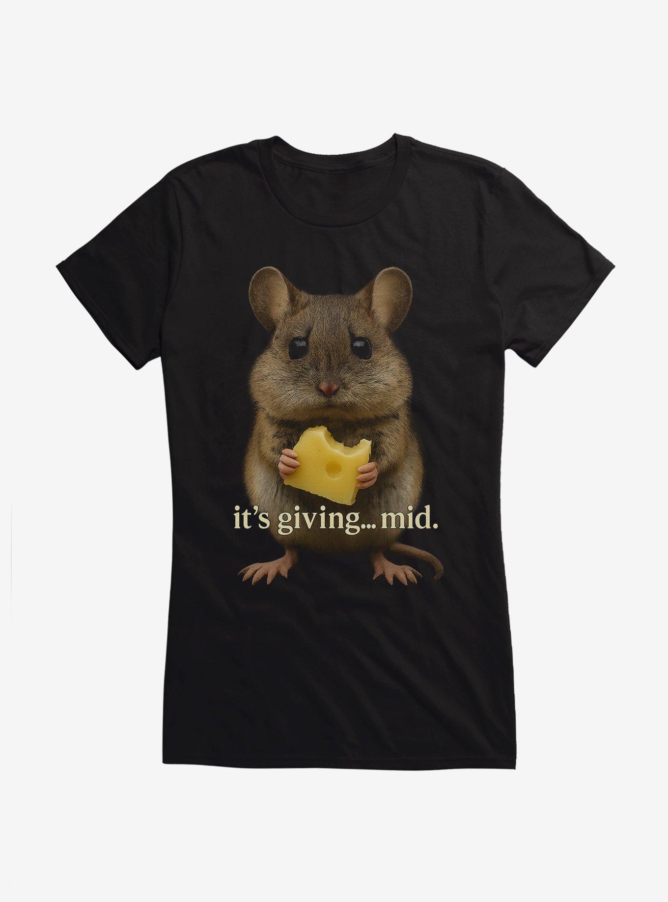It's Giving? Mid. Mouse Girls T-Shirt, BLACK, hi-res