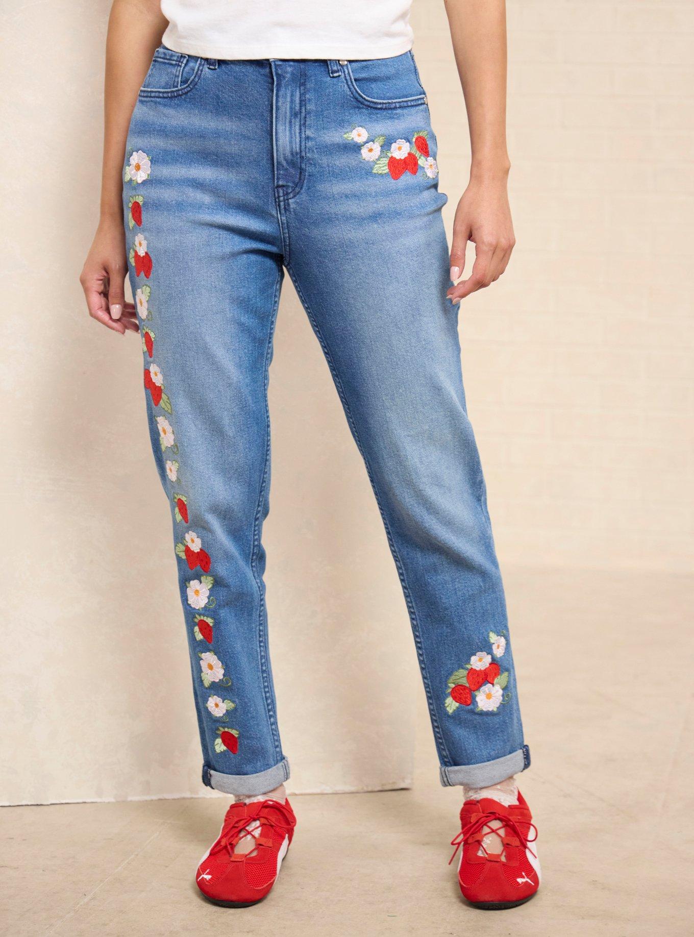 Strawberry Shortcake Berries & Blossoms Women's Denim Jeans — BoxLunch Exclusive