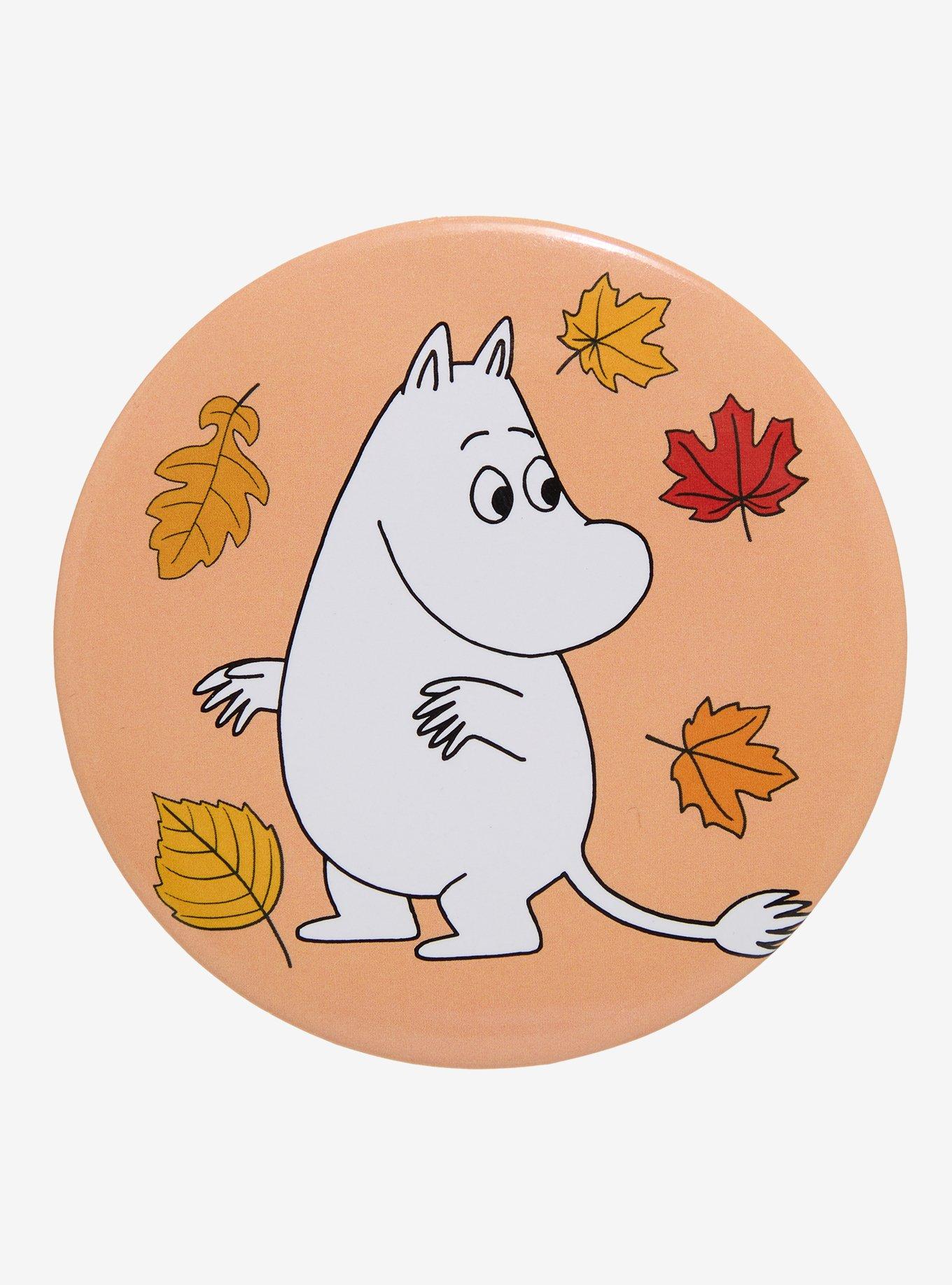 Moomin Autumn Leaves Button Pin, , hi-res