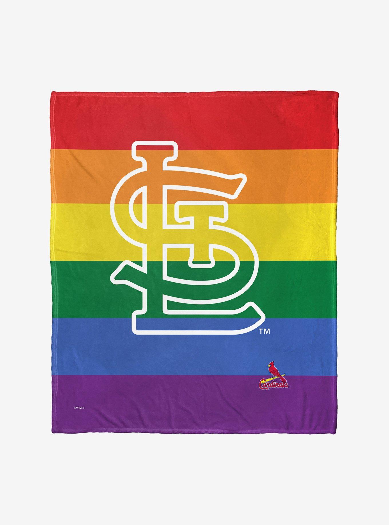 MLB St. Louis Cardinals Pride Series Silk Touch Throw Blanket, , hi-res