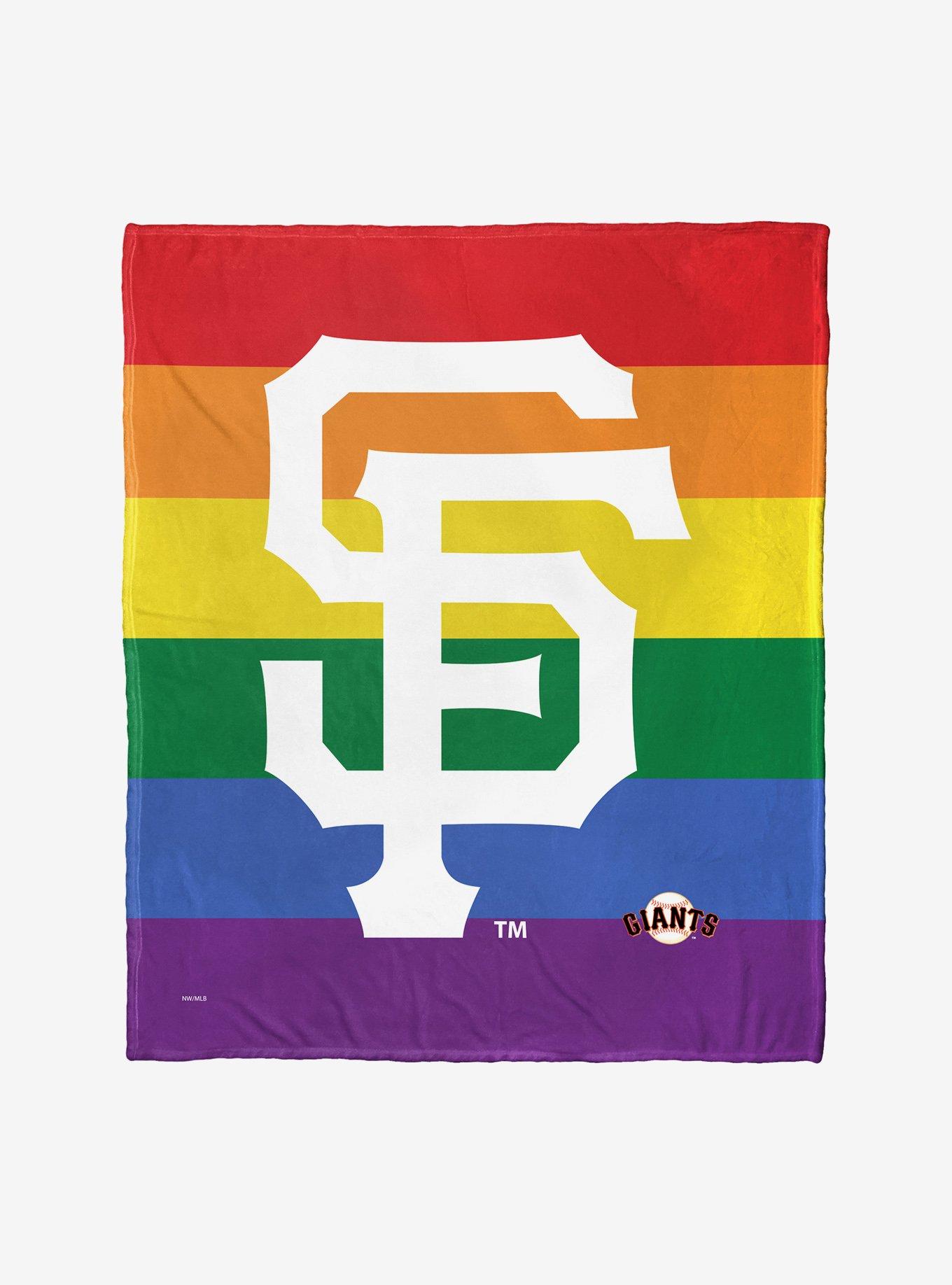 MLB San Francisco Giants Pride Series Silk Touch Throw Blanket, , hi-res