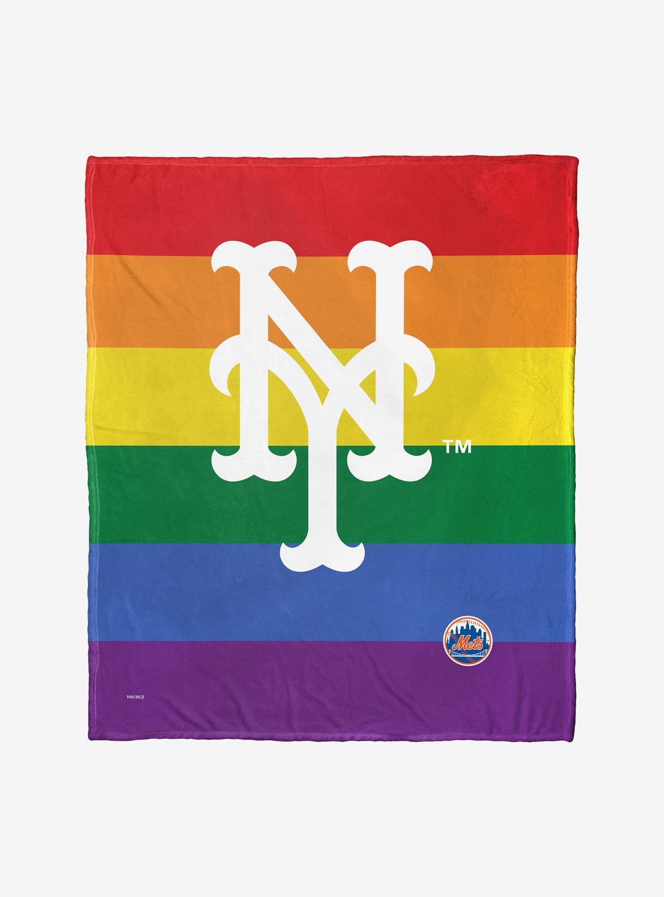 MLB New York Mets Pride Series Silk Touch Throw Blanket, , hi-res
