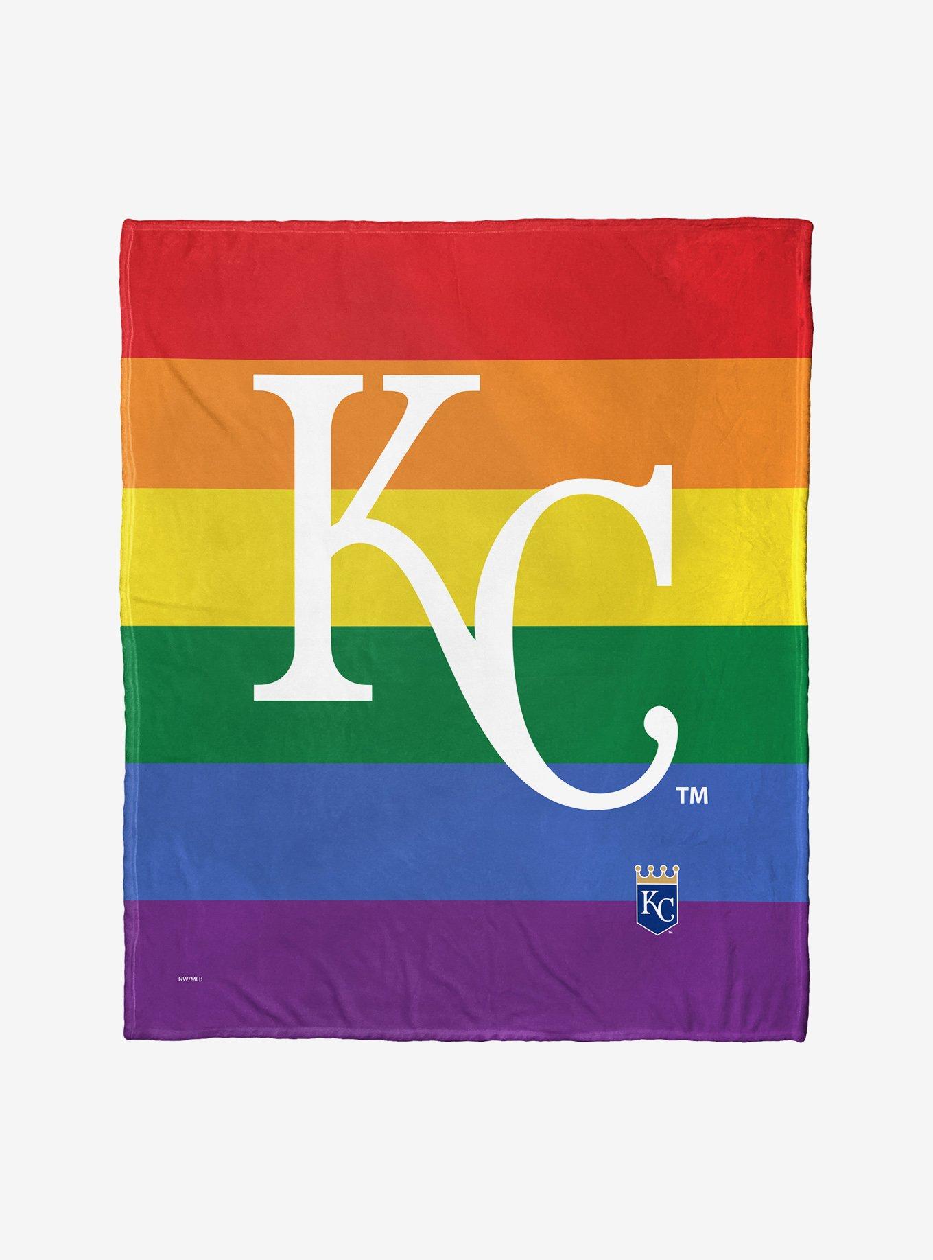 MLB Kansas City Royals Pride Series Silk Touch Throw Blanket, , hi-res
