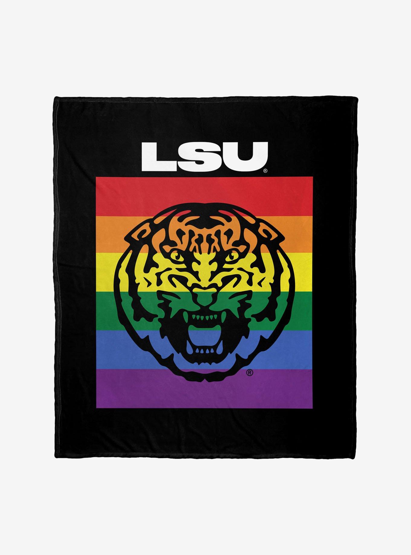 NCAA LSU Pride Series Silk Touch Throw Blanket, , hi-res