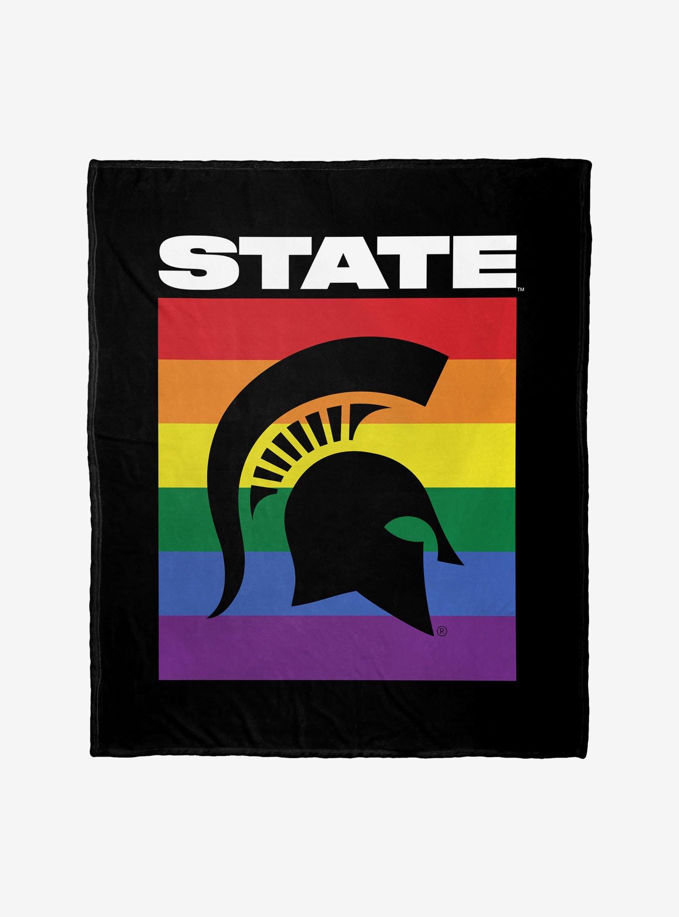 NCAA Michigan State Pride Series Silk Touch Throw Blanket, , hi-res