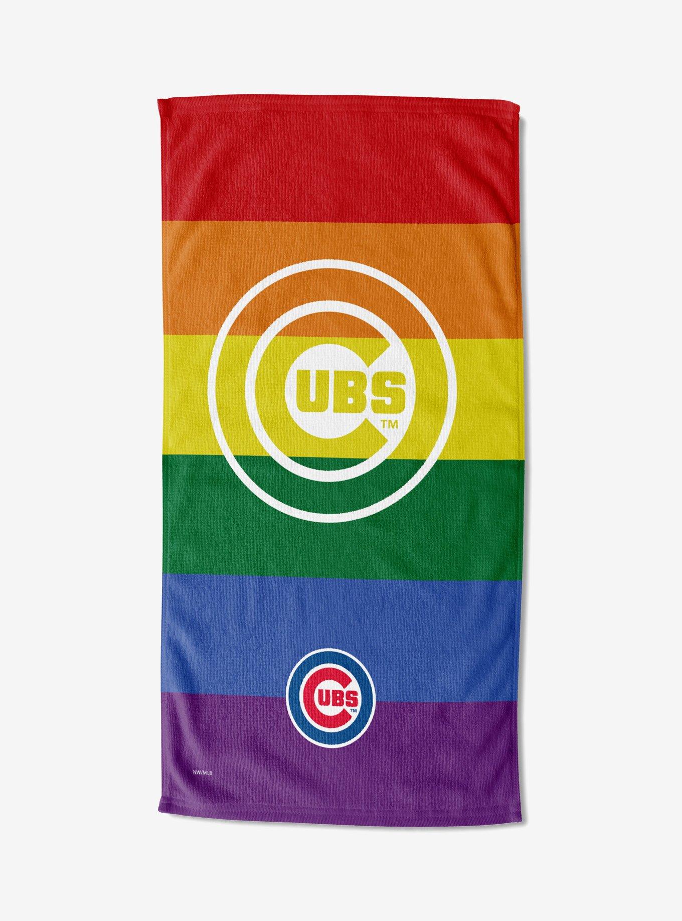 MLB Chicago Cubs Pride Series Beach Towel, , hi-res