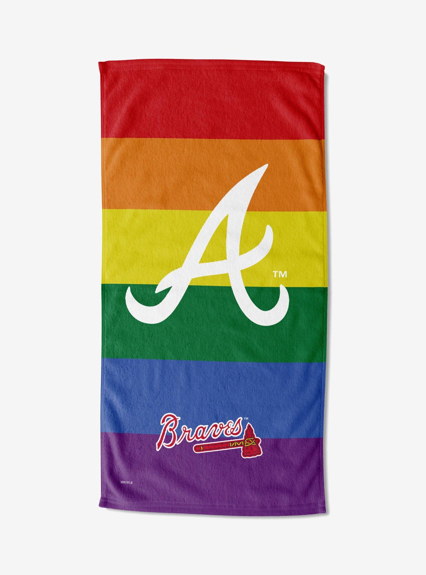 MLB Atlanta Braves Pride Series Beach Towel, , hi-res