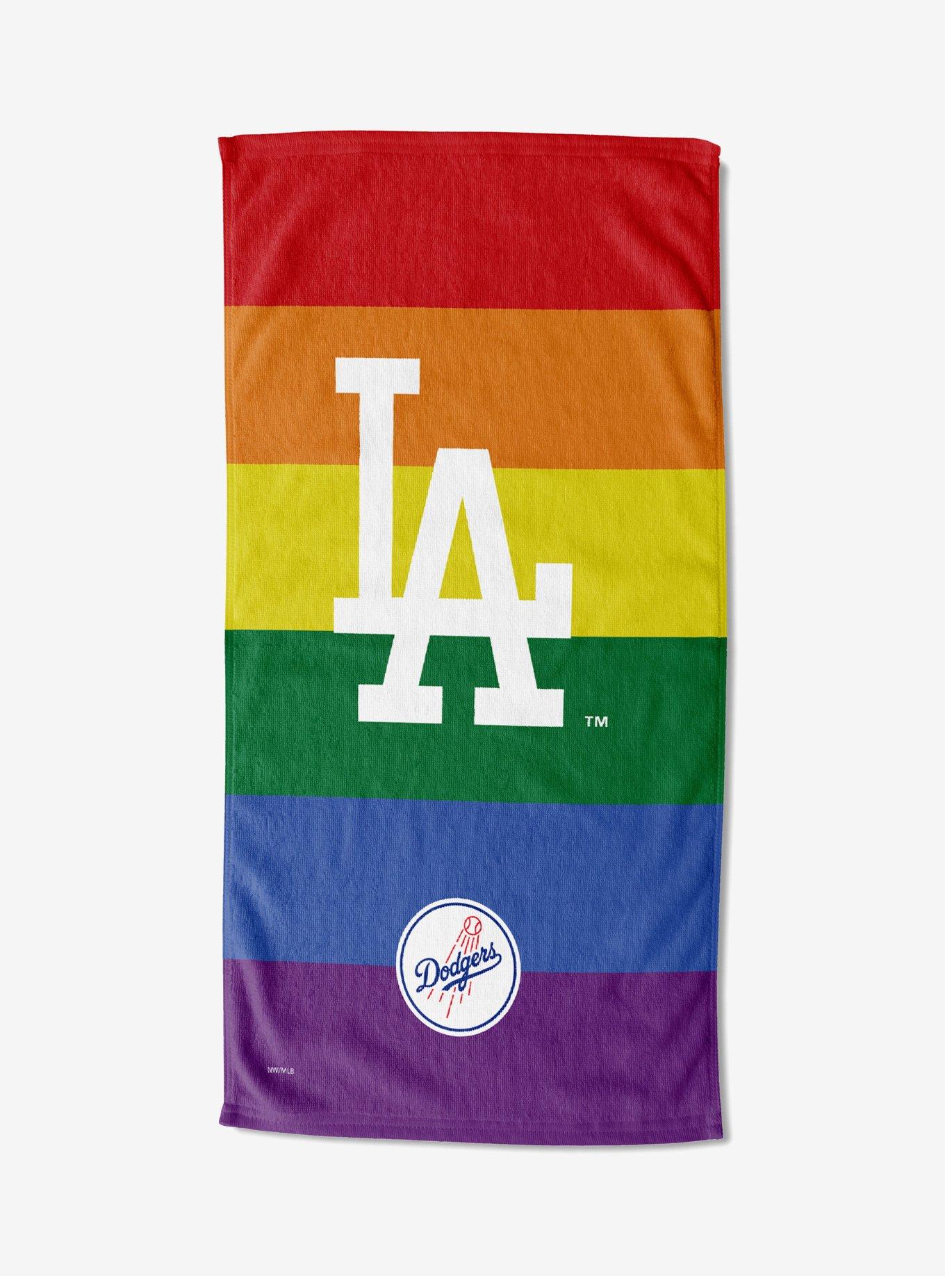 MLB Los Angeles Dodgers Pride Series Beach Towel, , hi-res