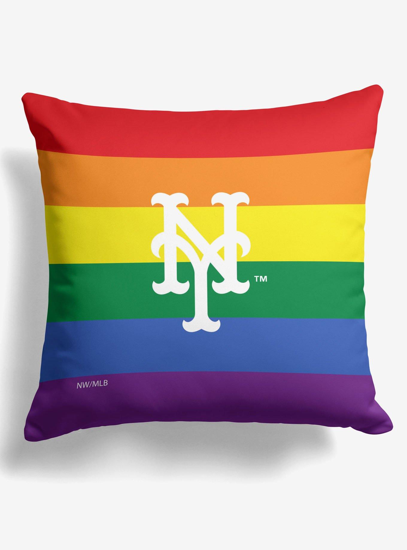 MLB New York Mets Pride Series Throw Pillow, , hi-res