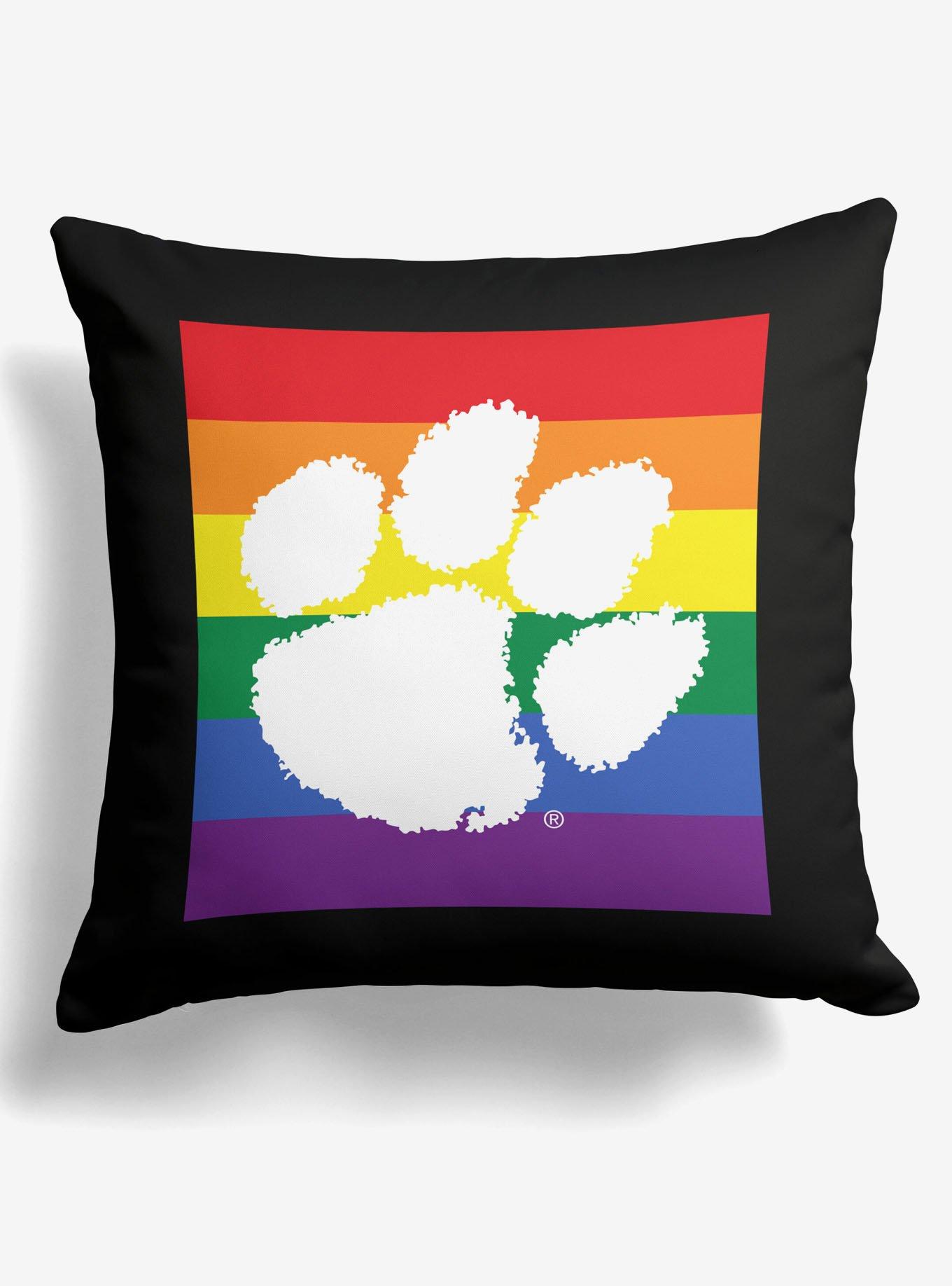 NCAA Clemson Pride Series Throw Pillow, , hi-res