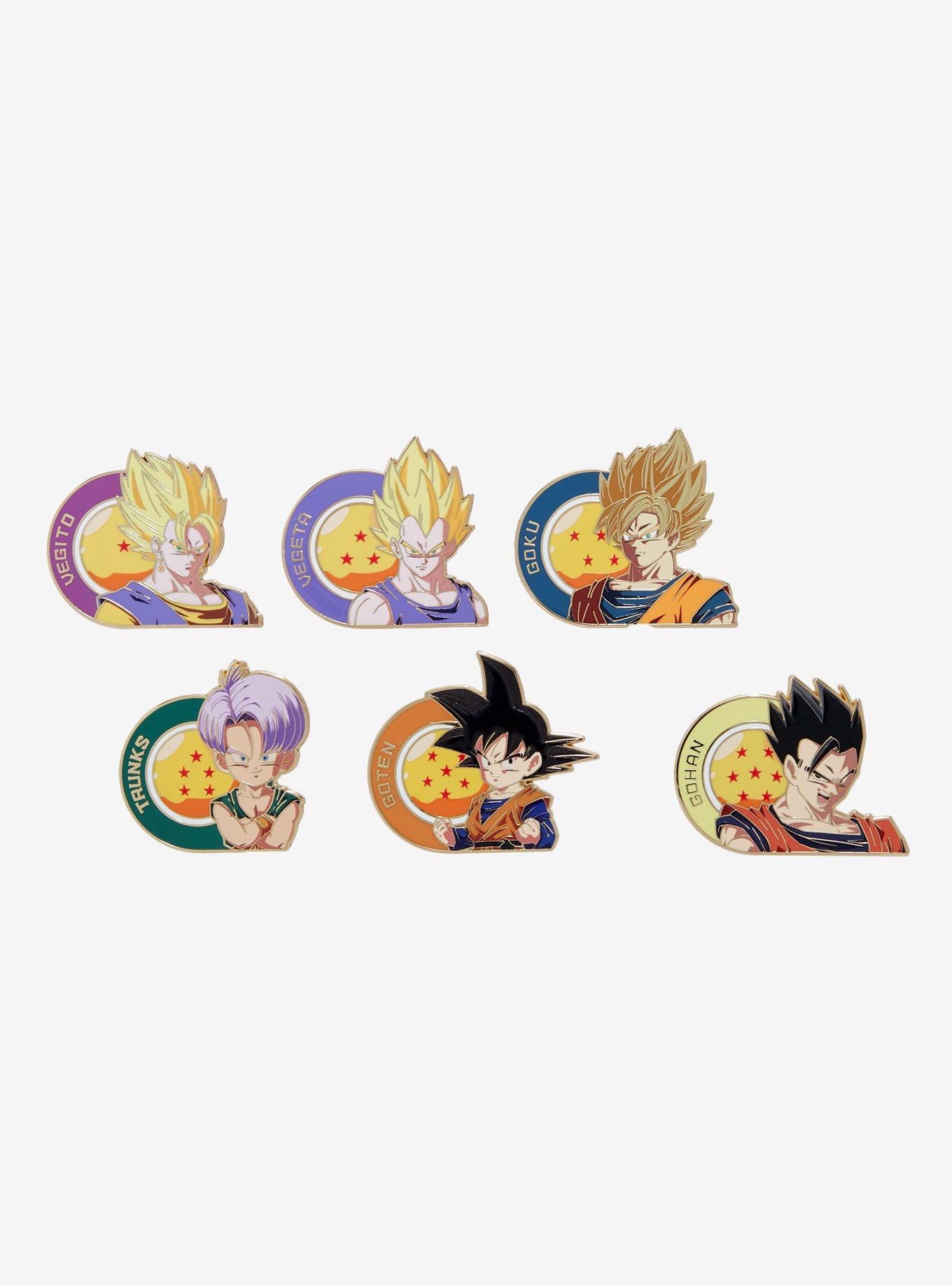 Dragon Ball Z Characters Blind Box Enamel Pin - BoxLunch Exclusive, , hi-res