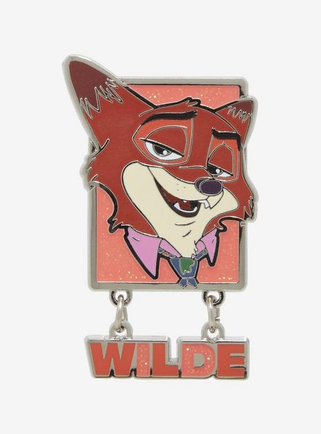 Disney Zootopia 2 Nick Wilde Portrait Enamel Pin - BoxLunch