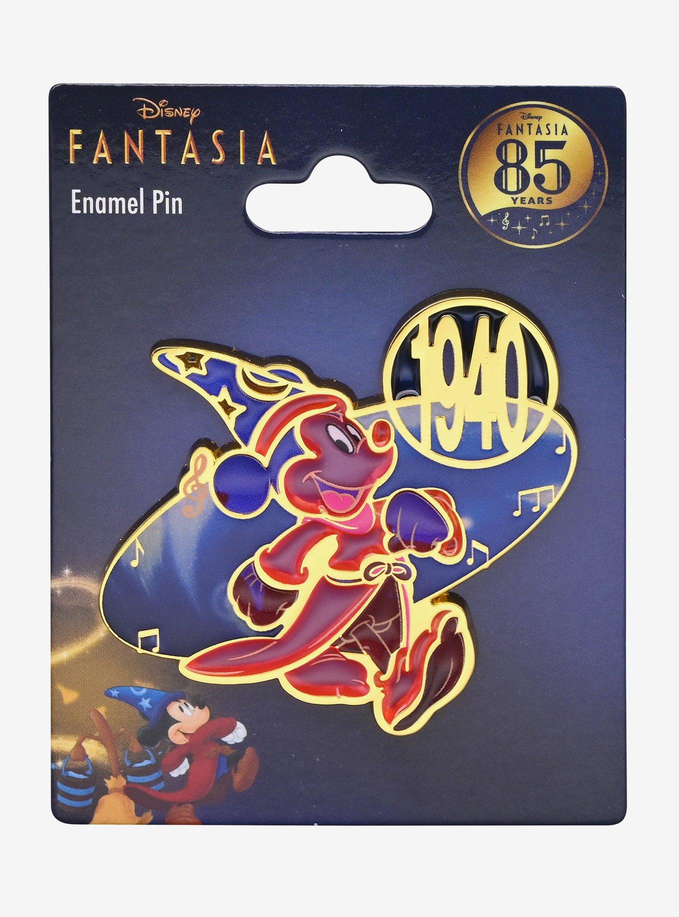 Disney Fantasia 85th Anniversary Sorcerer Mickey Translucent Enamel Pin, , hi-res