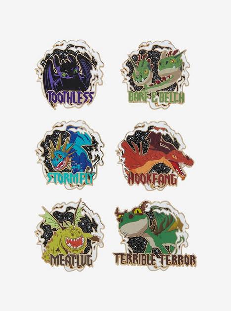 DreamWorks How To Train Your Dragon Dragons Blind Box Enamel Pin ...