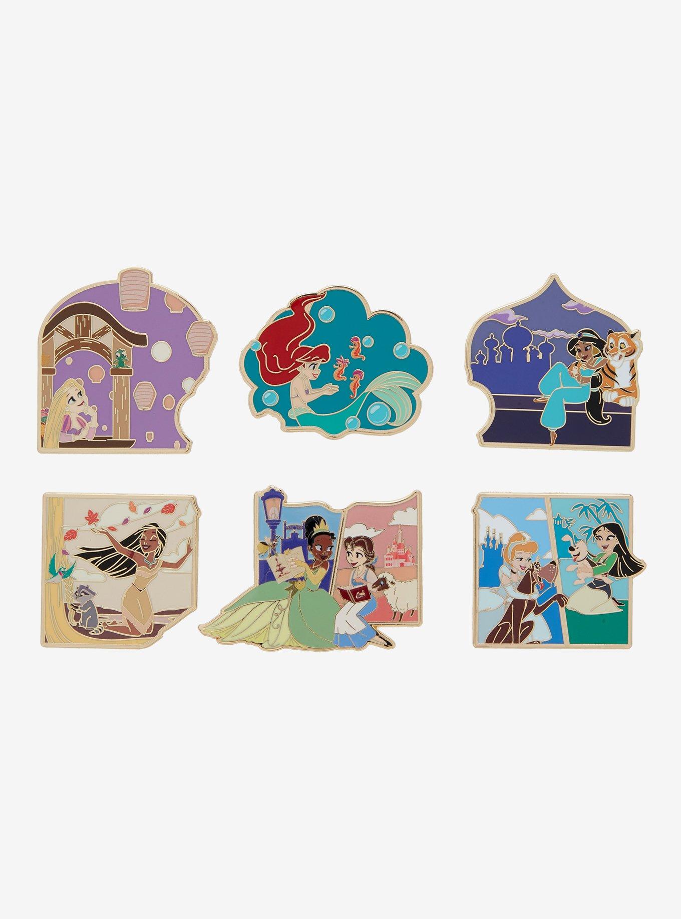 Disney Princess Puzzle Blind Box Enamel Pin — BoxLunch Exclusive, , hi-res