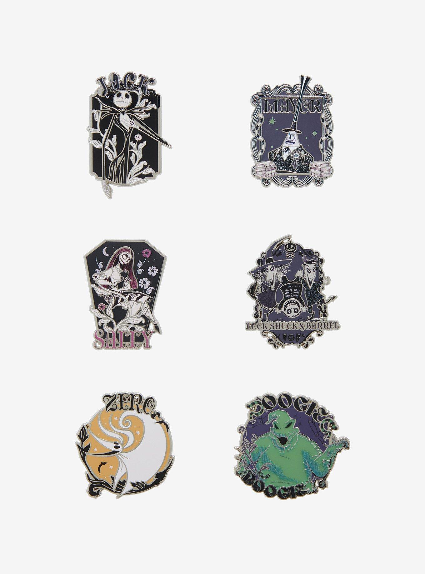 Disney The Nightmare Before Christmas Characters Blind Box Enamel Pin - BoxLunch Exclusive, , hi-res