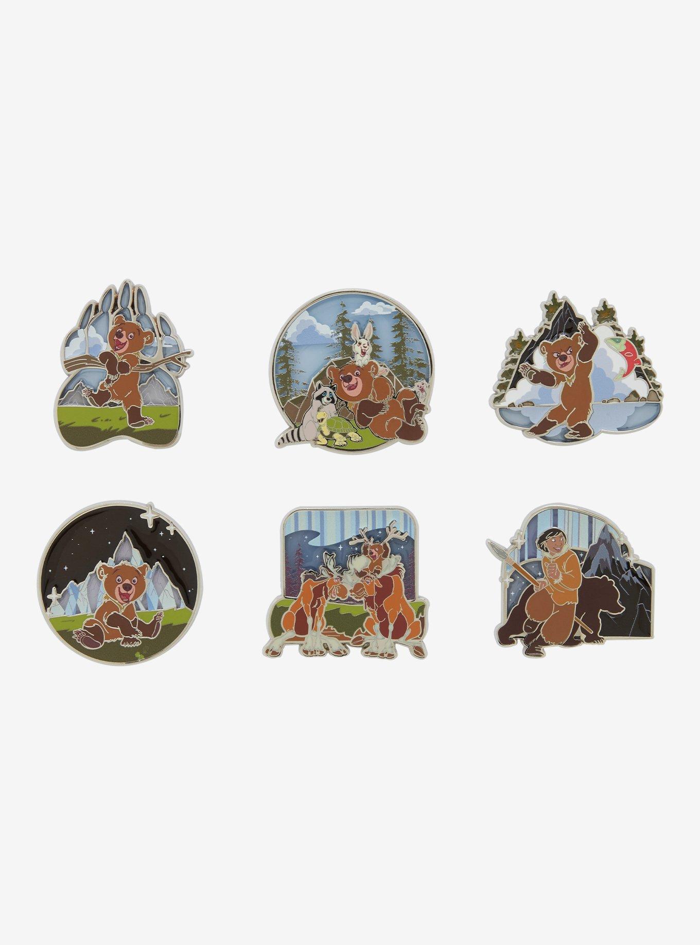 Disney Brother Bear Stained Glass Blind Box Enamel Pin — BoxLunch Exclusive, , hi-res
