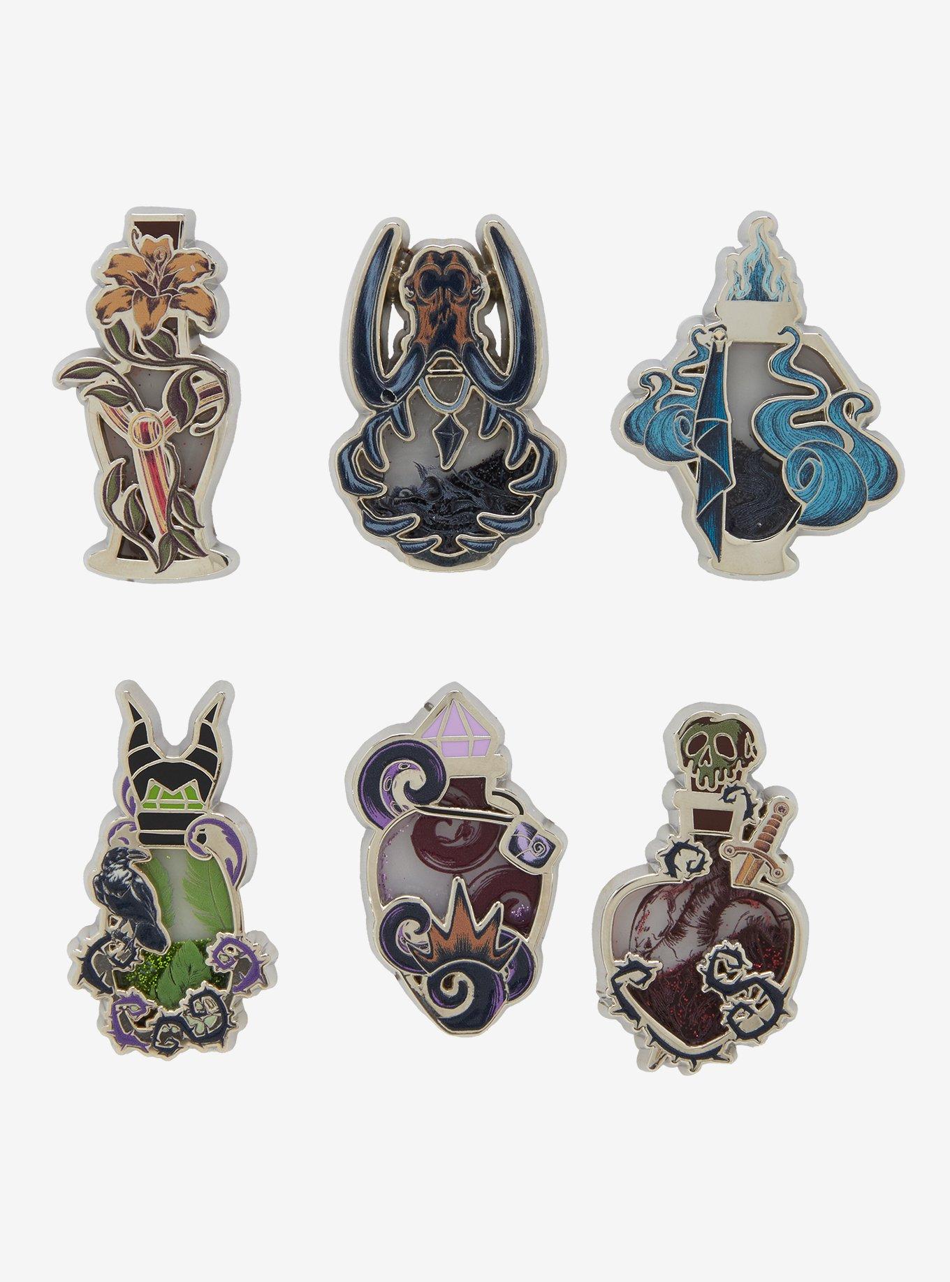 Disney Villains Potion Bottle Liquid Glitter Blind Box Enamel Pin — BoxLunch Exclusive, , hi-res