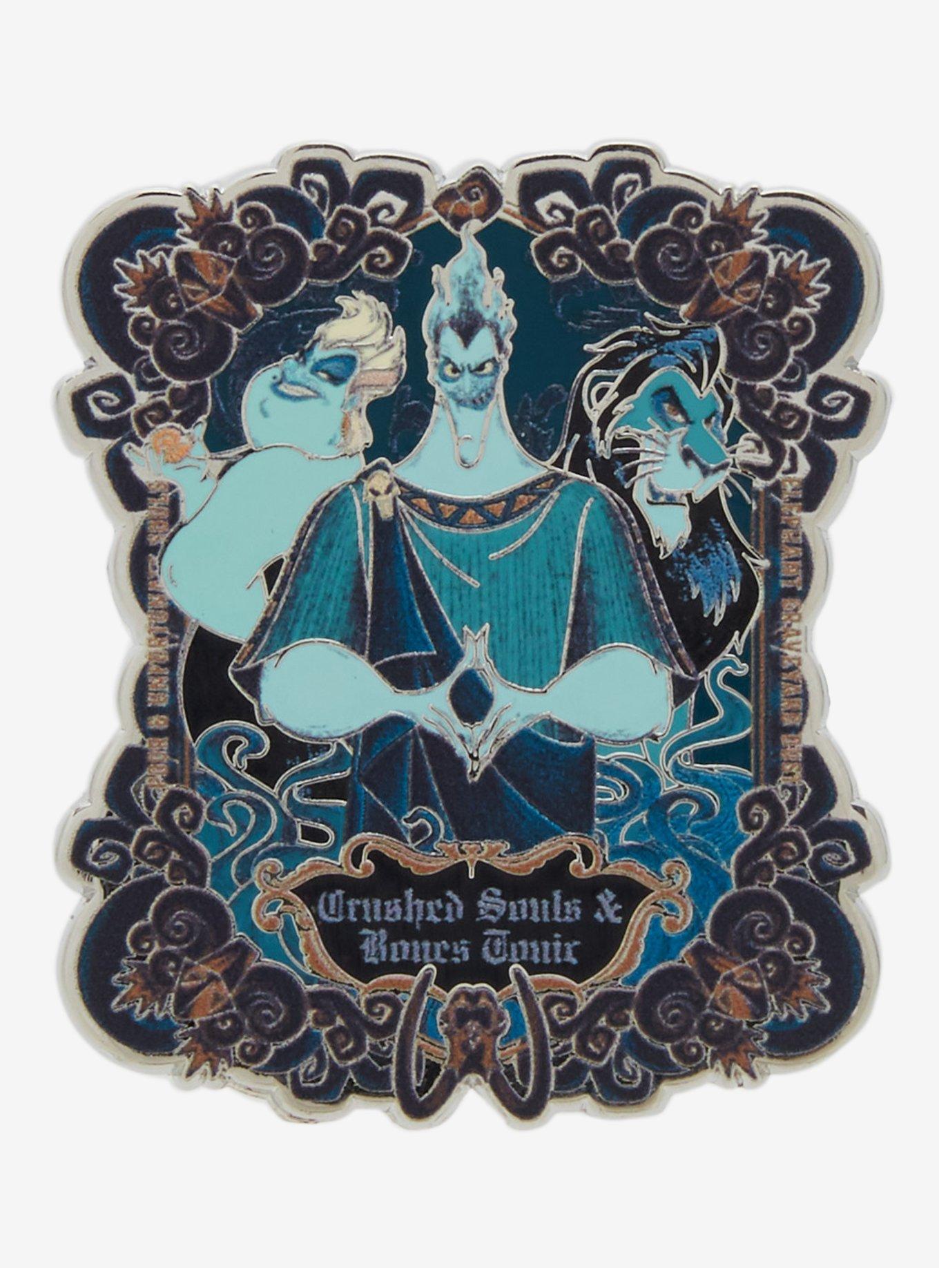 Disney Villains Crushed Souls Enamel Pin — BoxLunch Exclusive, , hi-res