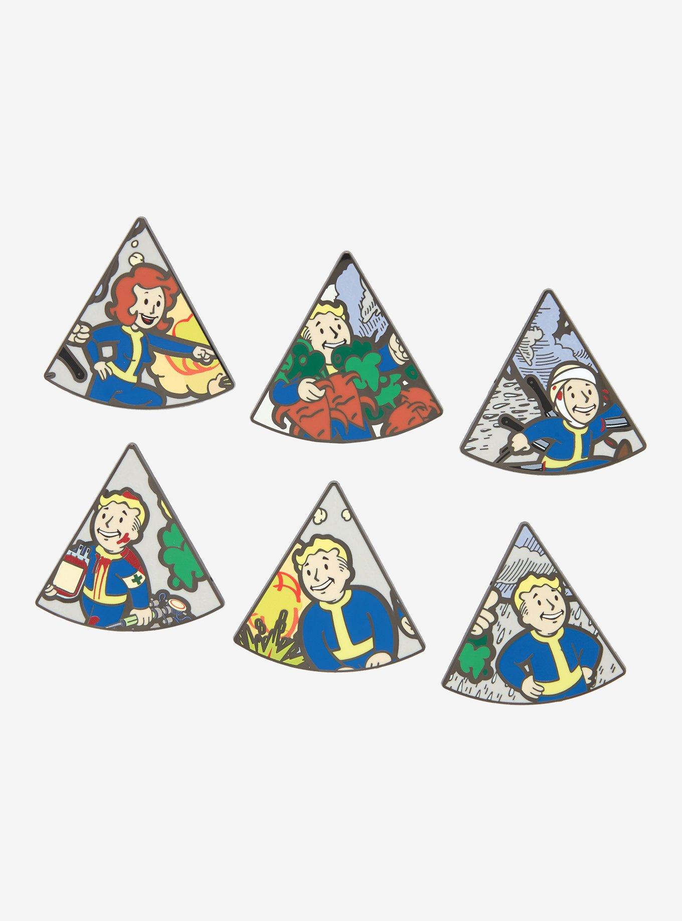 Fallout Vault Boy Pie Slice Blind Box Enamel Pin &mdash; BoxLunch Exclusive, , hi-res
