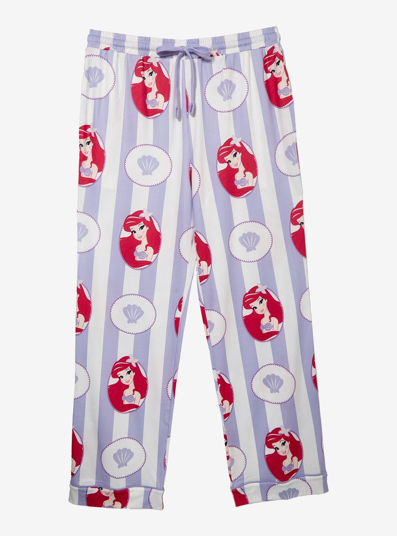 Disney The Little Mermaid Ariel Striped Sleep Pants - BoxLunch Exclusive, , hi-res