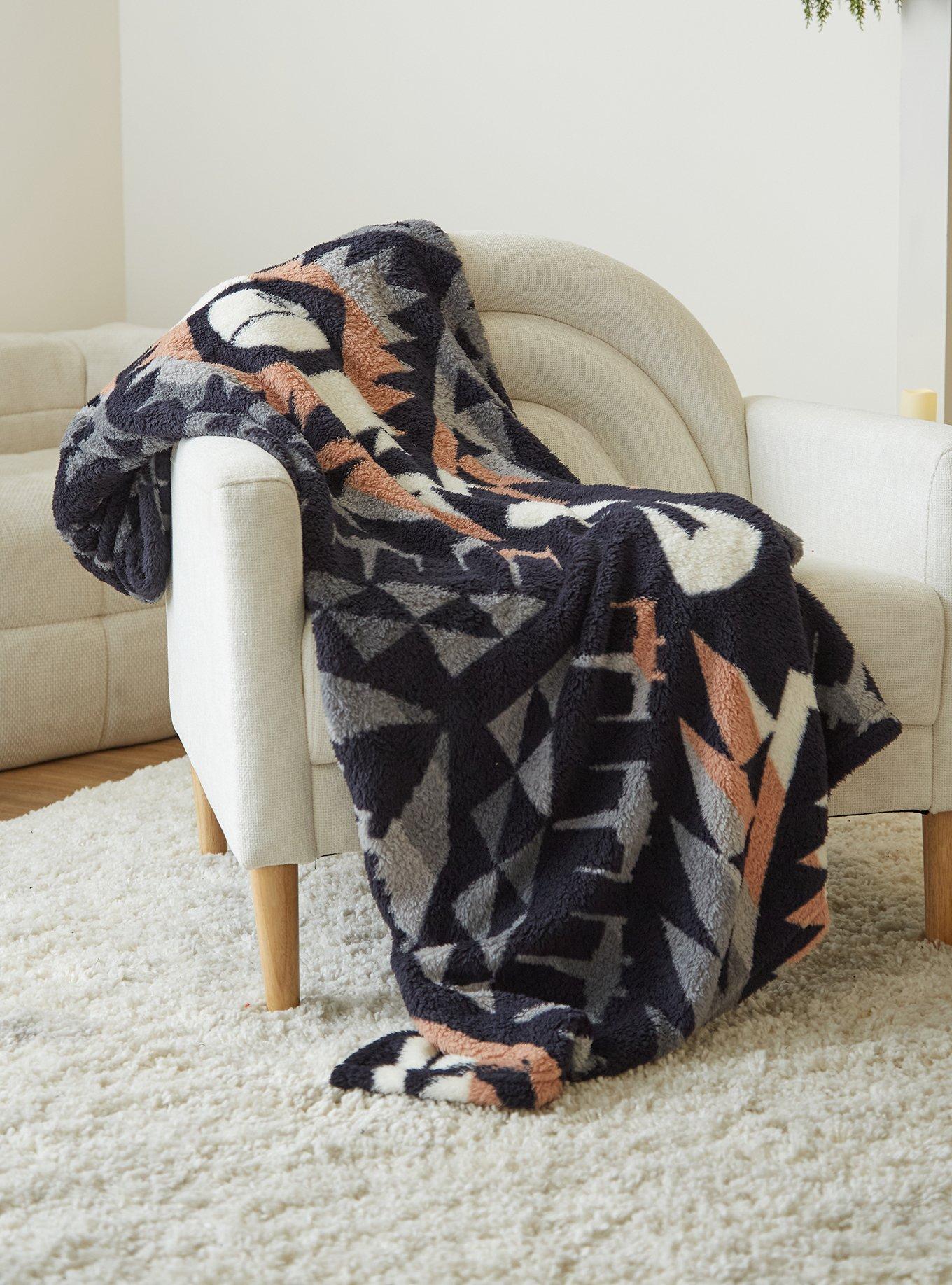 Star Wars Geometric Sherpa Blanket — BoxLunch Exclusive, , hi-res
