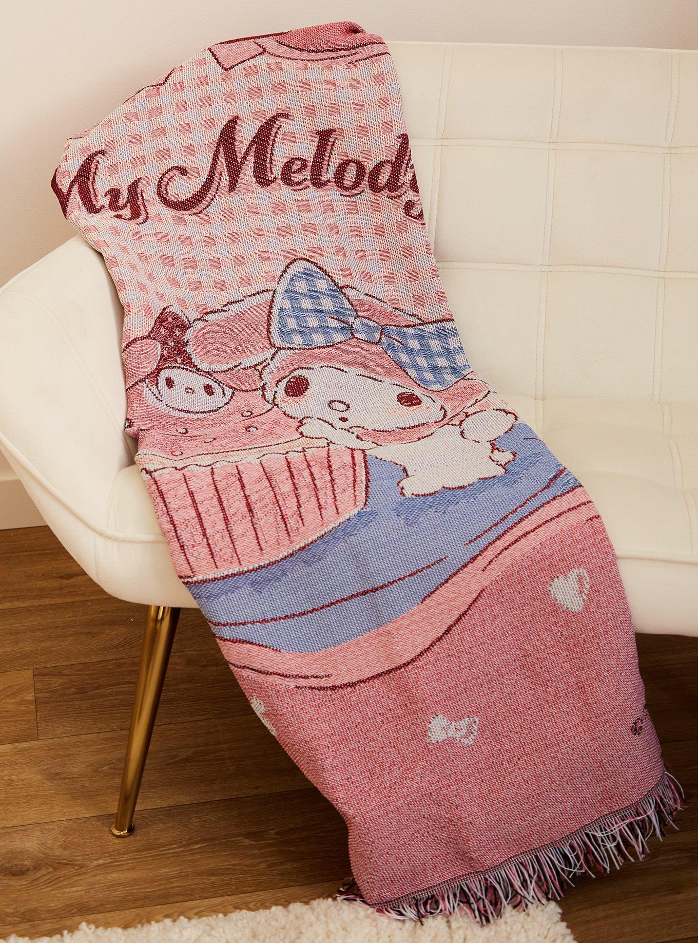 Sanrio My Melody Gingham Tapestry Throw - BoxLunch Exclusive, , hi-res
