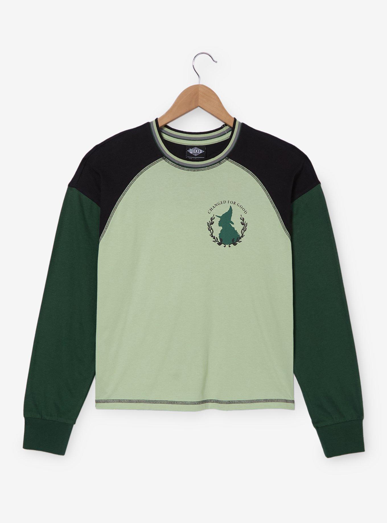 Wicked: For Good Elphaba For Good Women's Raglan Long Sleeve T-Shirt — BoxLunch Exclusive, , hi-res