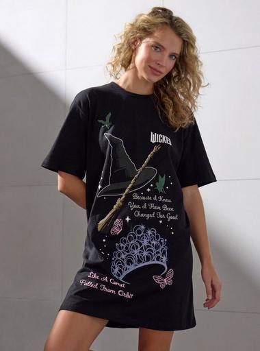 graphic design t shirt dress Black Jersey T-Shirt Dress, African Woman Art Print, Loose Fit