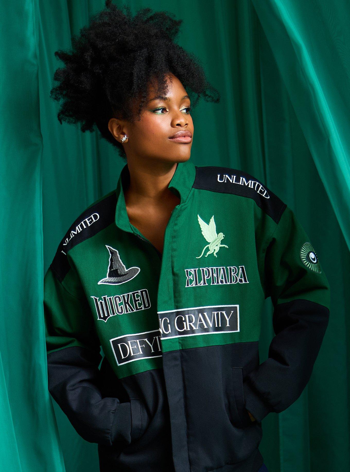 Wicked Elphaba Defying Gravity Racing Jacket - BoxLunch Exclusive, , hi-res