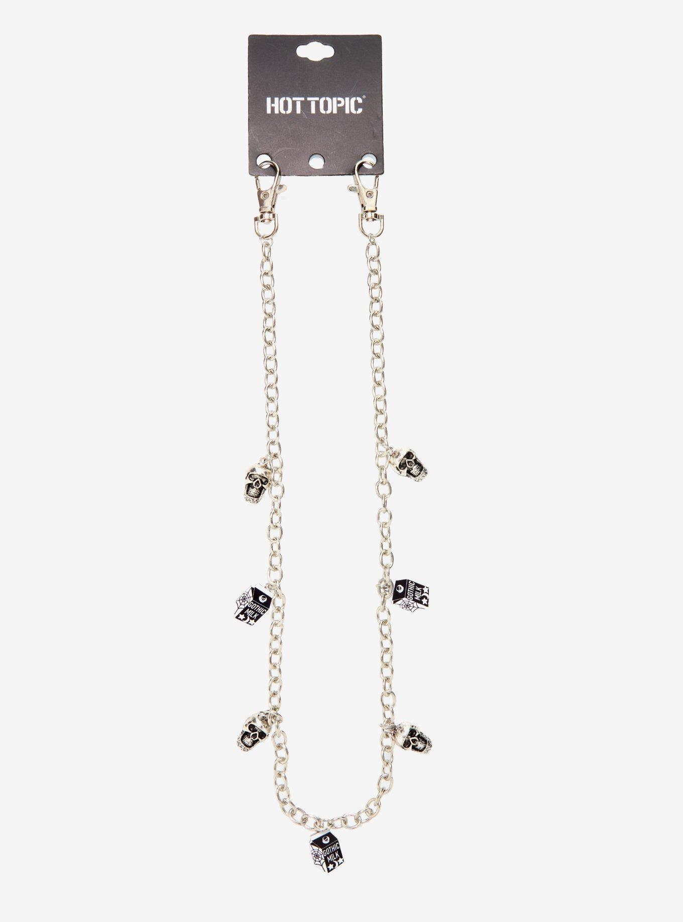 Skull & Goth Milk 24 Inch Wallet Chain, , hi-res
