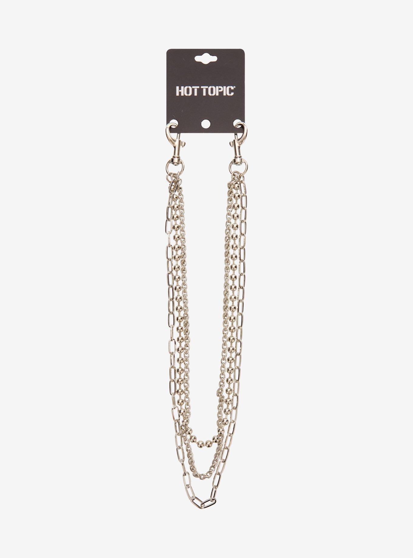 Triple Chain 18 Inch, 20 Inch & 22 Inch Wallet Chain, , hi-res