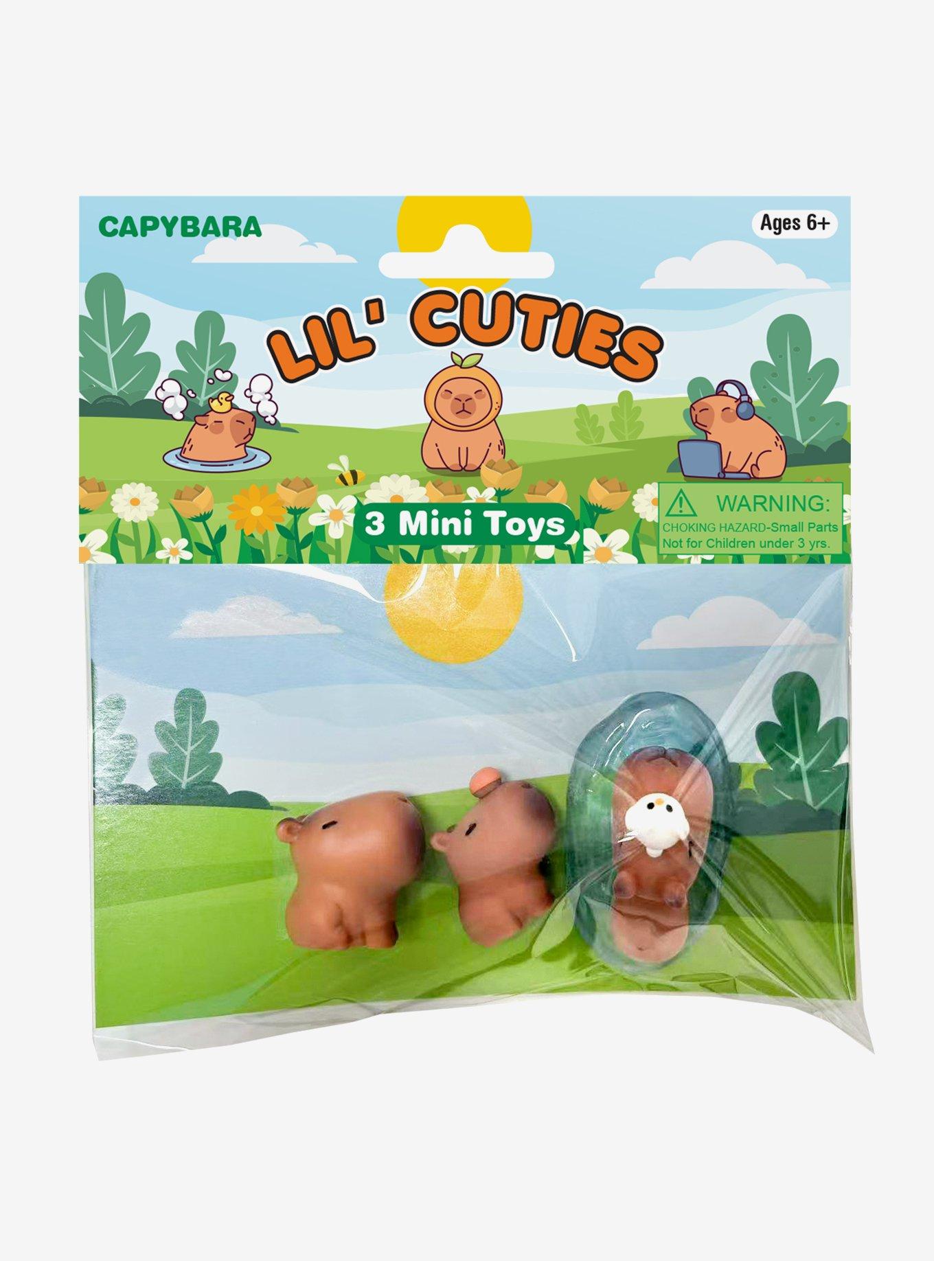 Lil' Cuties Capybara Mini Figure Set, , hi-res