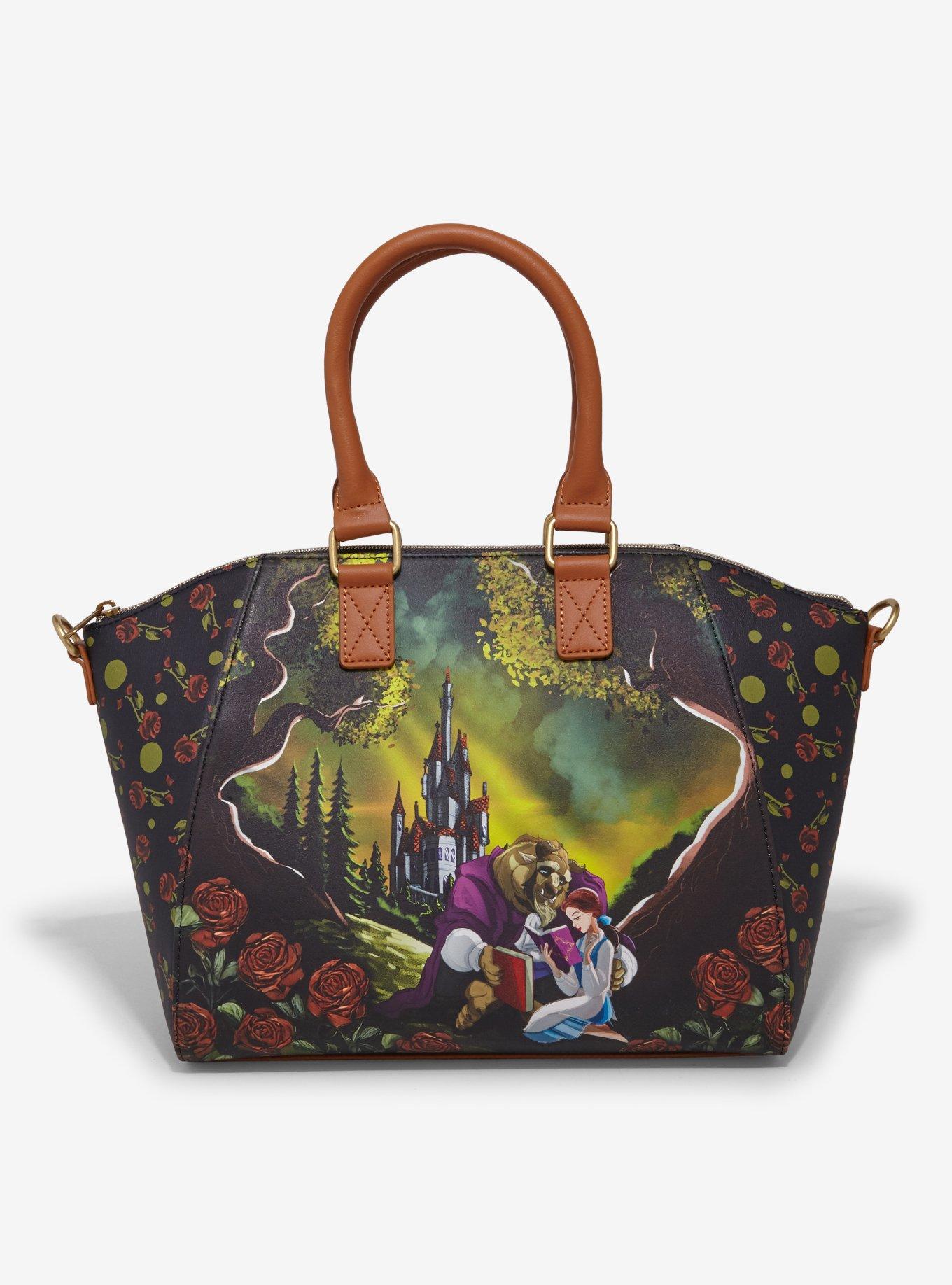 Loungefly Disney Beauty And The Beast Castle Satchel Bag, , hi-res