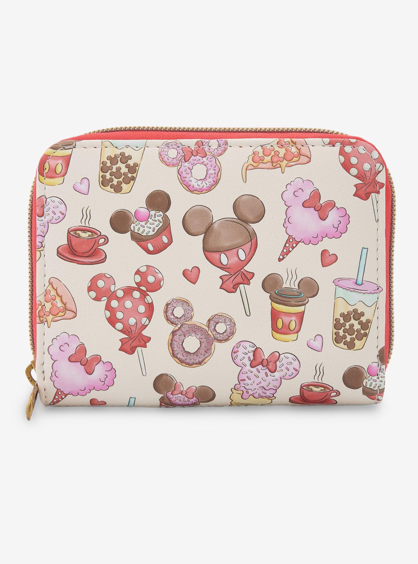 Loungefly Disney Mickey Mouse & Minnie Mouse Treats Mini Zipper Wallet, , hi-res