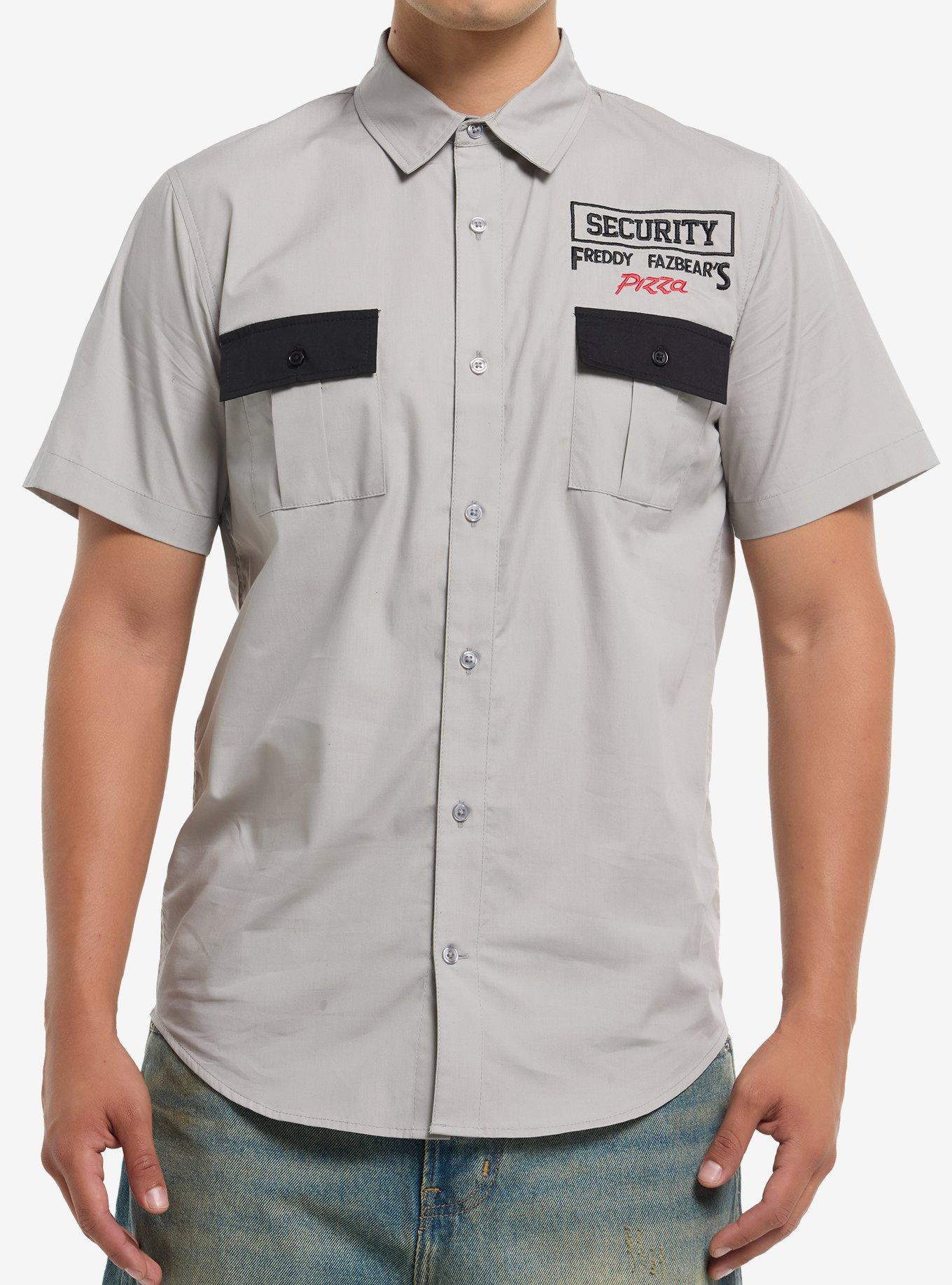 Five Nights At Freddy's Security Woven Button-Up, , hi-res