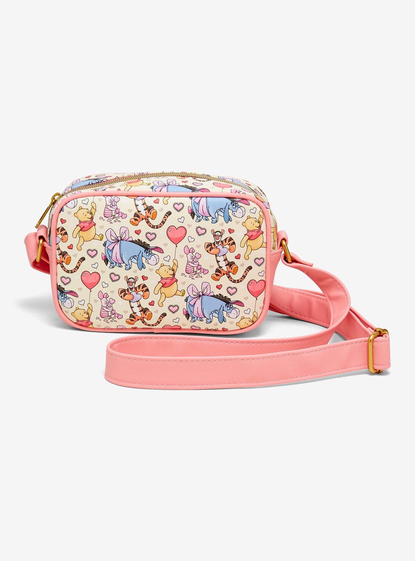 Loungefly Disney Winnie The Pooh Hearts Camera Crossbody Bag, , hi-res