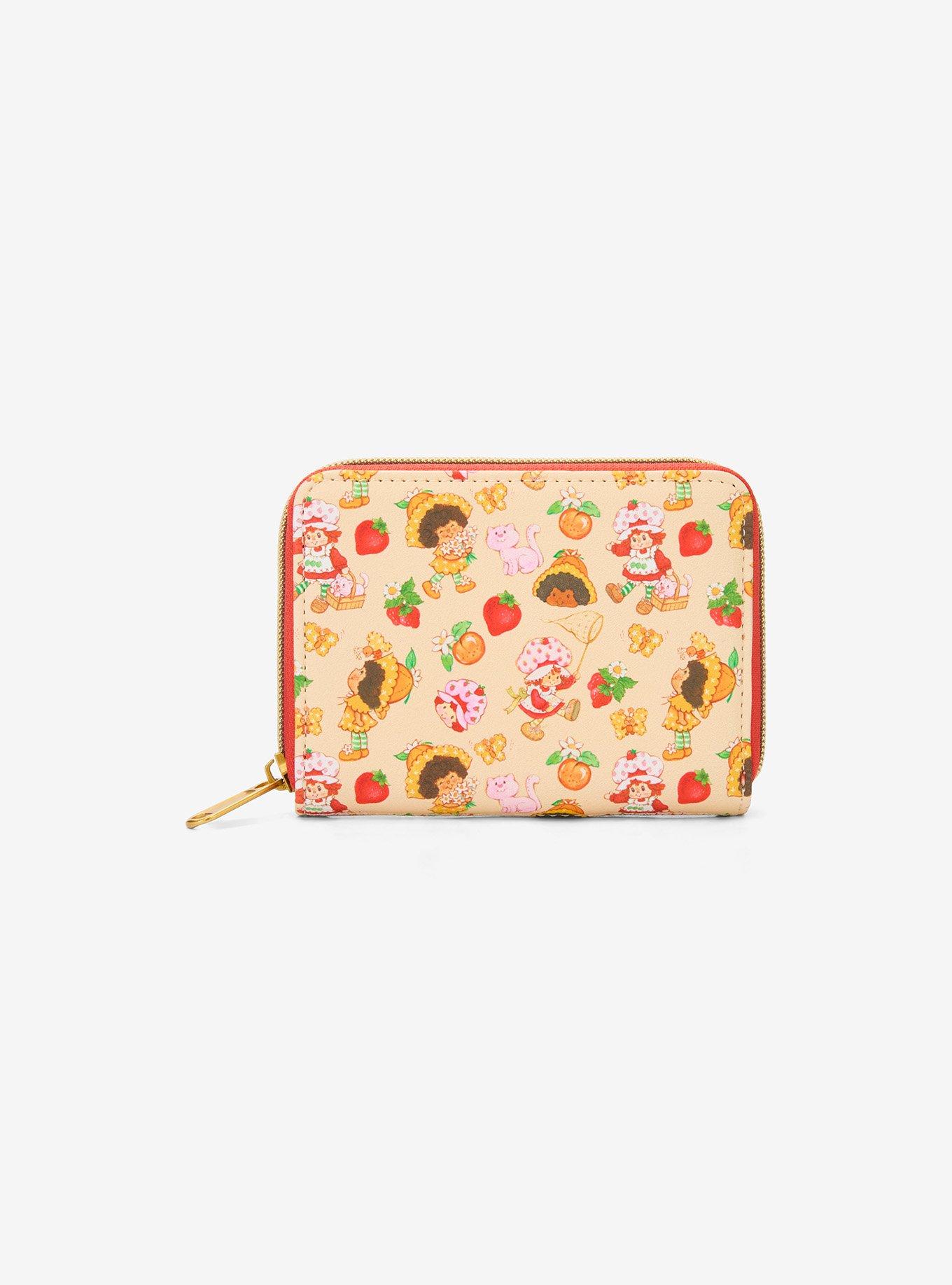 Loungefly Strawberry Shortcake Orange Blossom Duo Mini Zipper Wallet, , hi-res