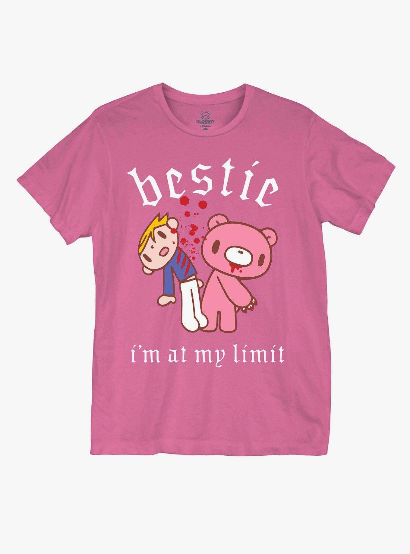 Gloomy Bear Bestie I'm At My Limit Girls T-Shirt, , hi-res