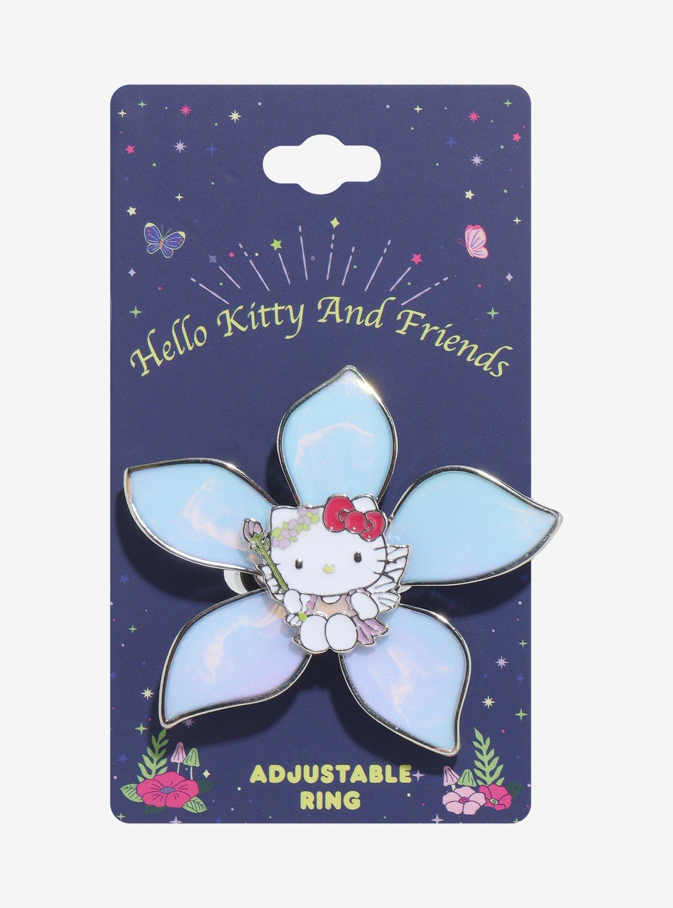 Hello Kitty Fairy Flower Adjustable Ring, , hi-res