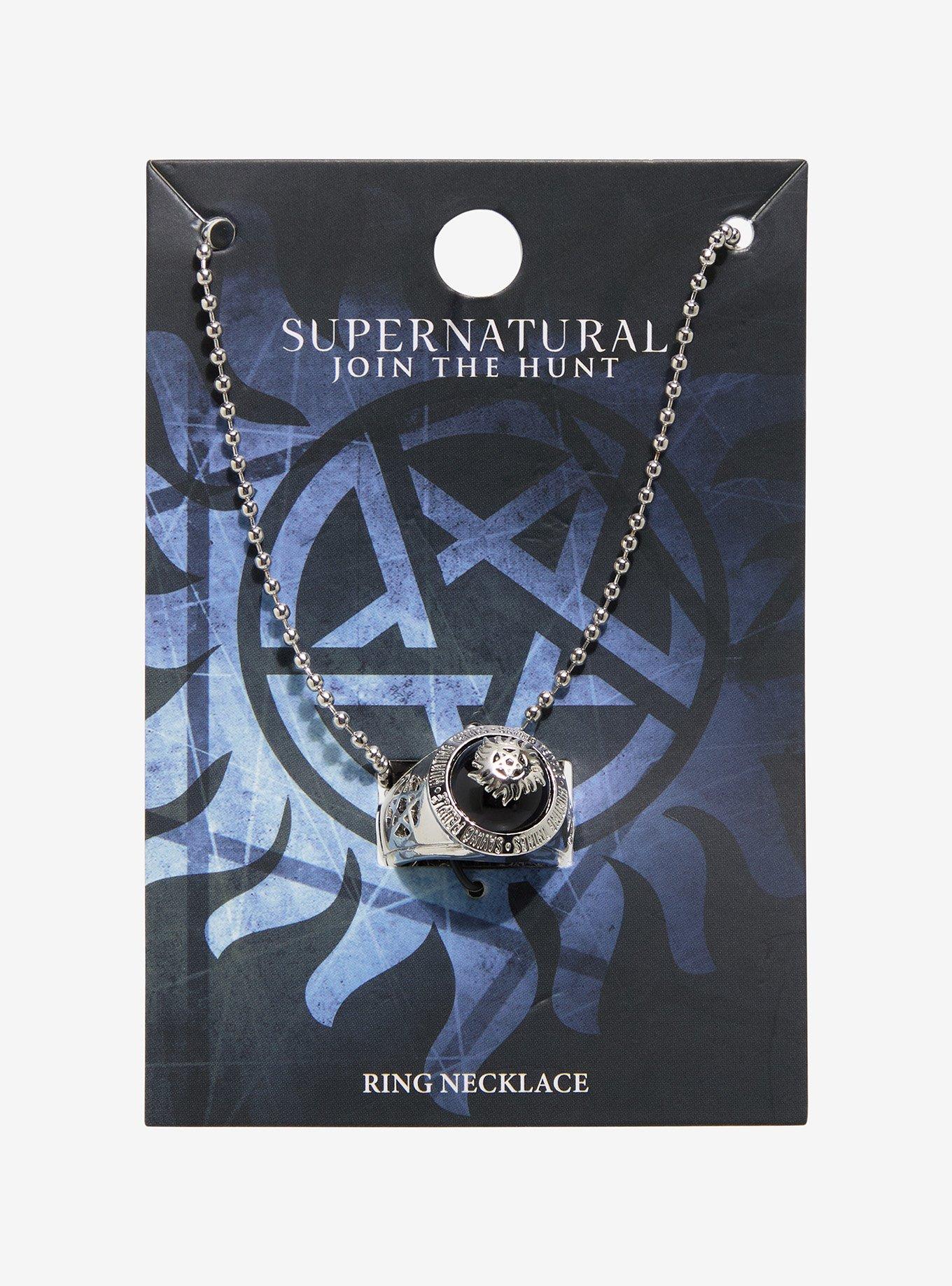 Supernatural Anti-Possession Ring Necklace, , hi-res