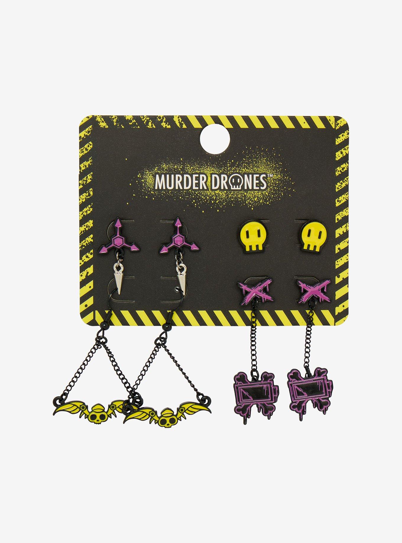 Murder Drones Icon Earring Set, , hi-res